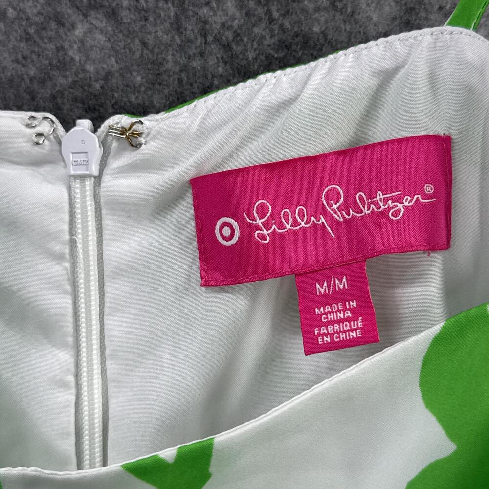 Lilly Pulitzer X Target Jumpsuit Womens Medium Green Boom Boom Palm Leaf Print - Picture 4 of 7